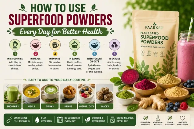 how to use superfood powders